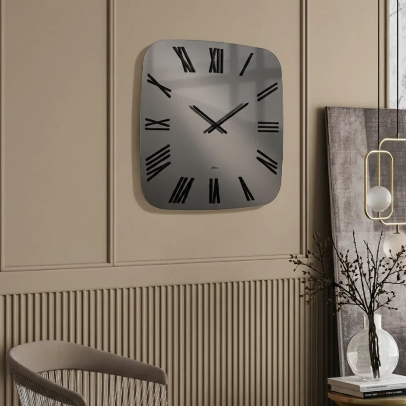 Infinity satinato orologio 120x120cm