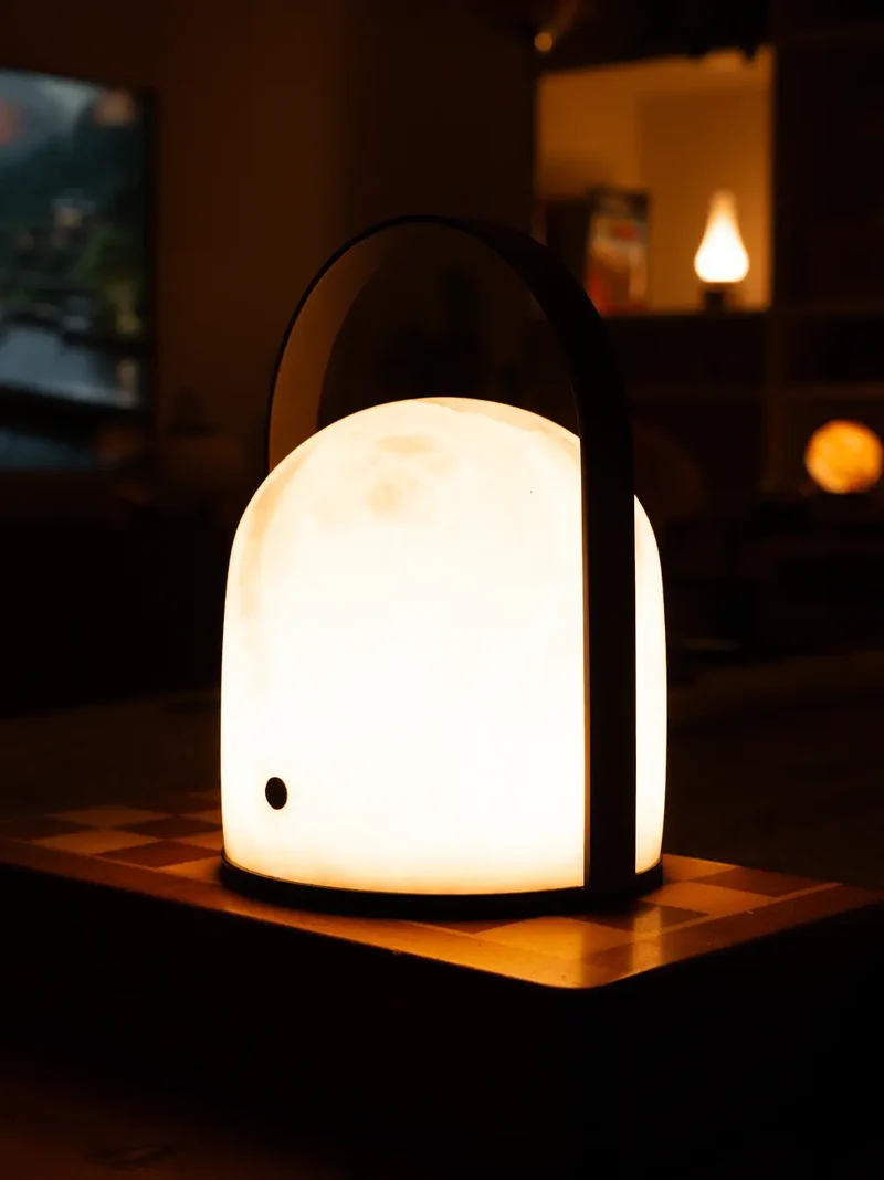 Arcus Marble Portable Table Lamp