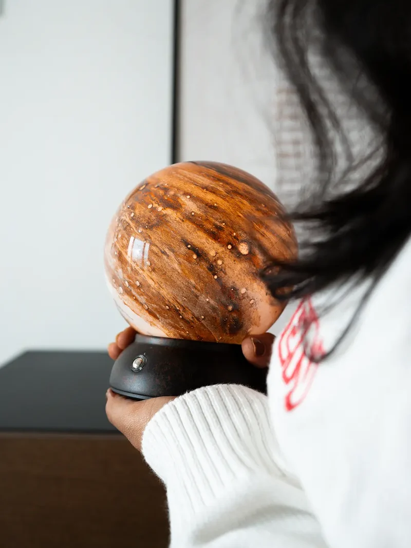Cosmo Glass Portable Table Lamp