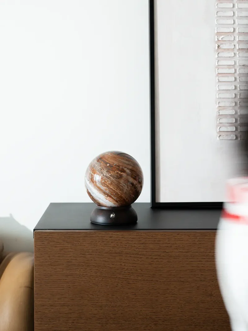 Cosmo Glass Portable Table Lamp
