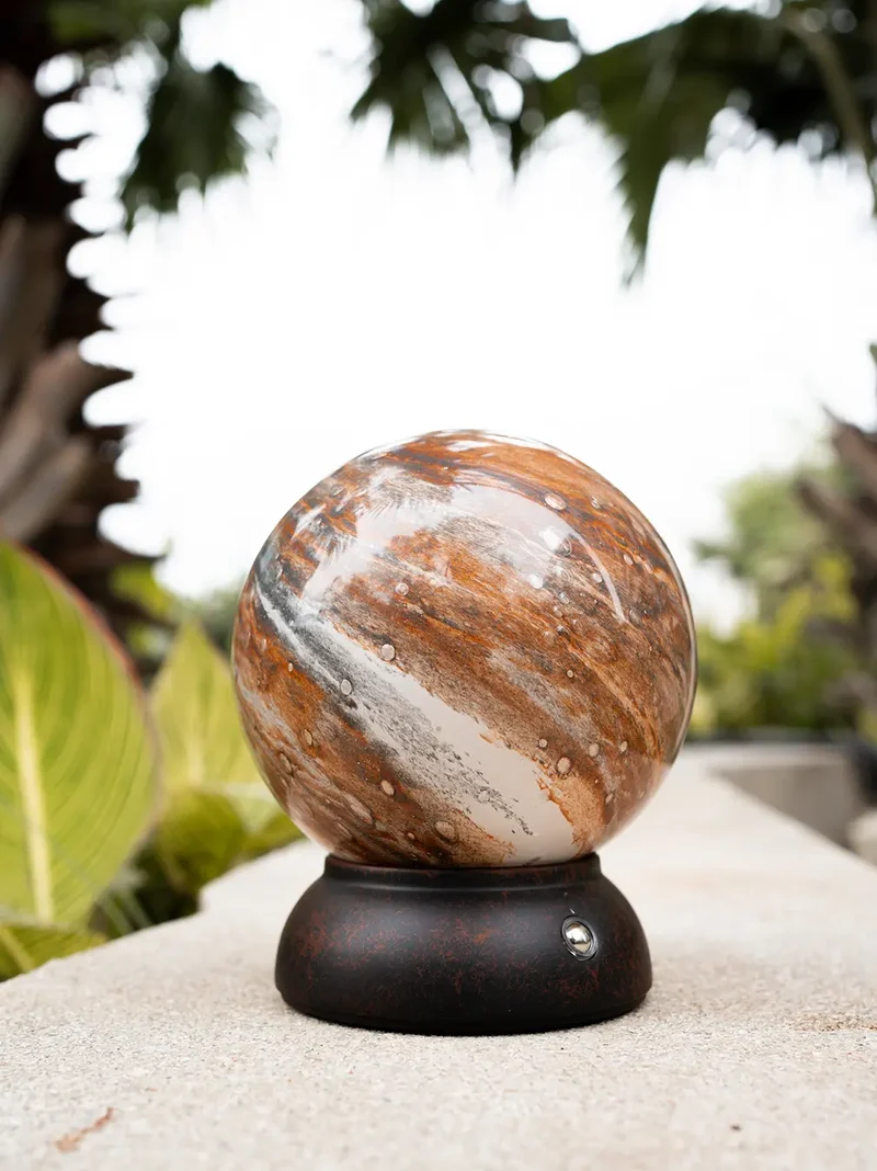 Cosmo Glass Portable Table Lamp