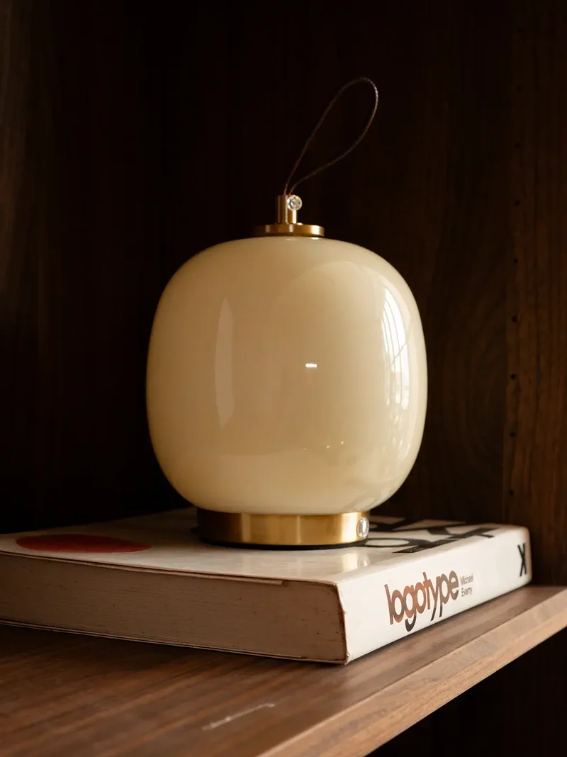 Dew Glass Portable Table Lamp