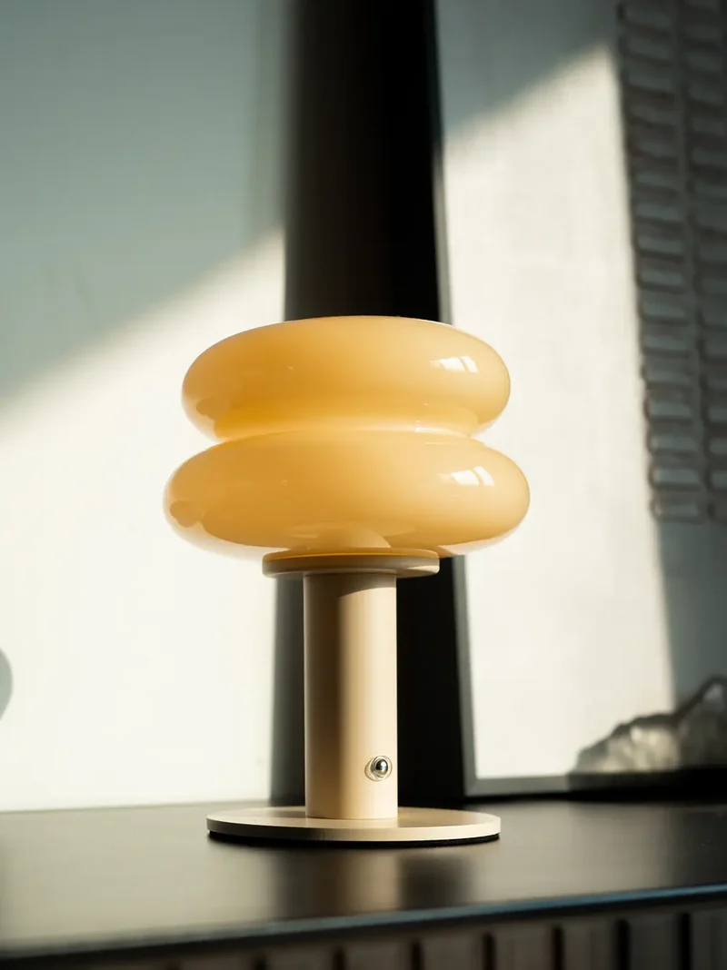 Orbit Yellow Portable Table Lamp