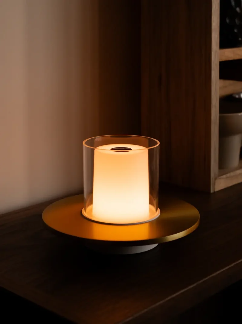 Candle Portable Table Lamp