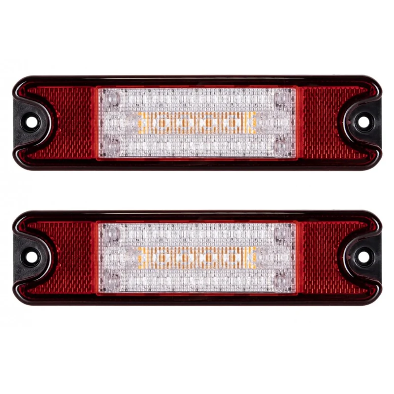 Set di luci LED sottili per rimorchio / 190 x 50 mm