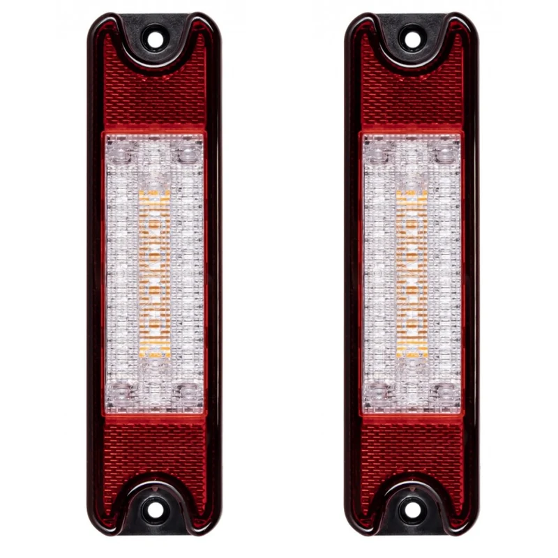 Set di luci LED sottili per rimorchio / 190 x 50 mm