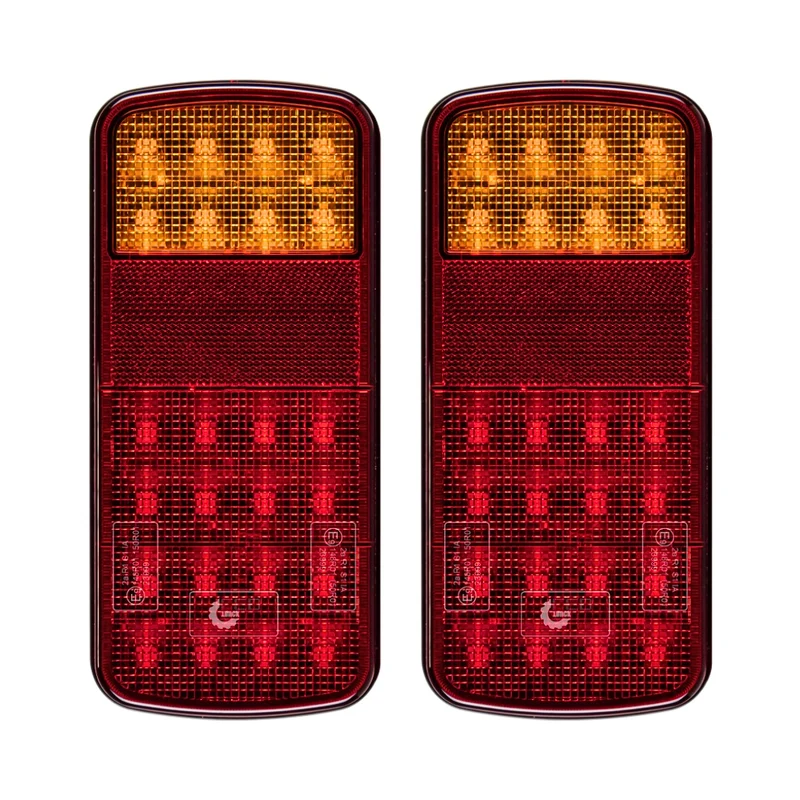 Luci a LED rettangolari per rimorchio / Set da 2