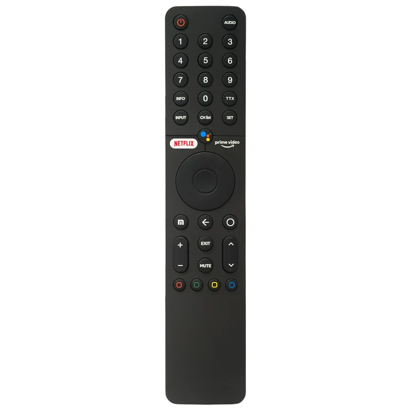 Telecomando Bluetooth XMRM-19 con microfono per controllo assistente vocale, compatibile con Smart Mi TV Xiaomi, tasti scorciatoie app di streaming