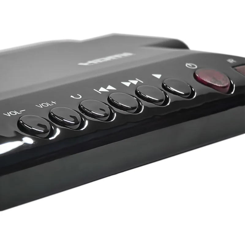 Multimedia Player MP001 Lettore multimediale HDMI con telecomando, 2 ingressi USB e lettore scheda SD, uscita RCA