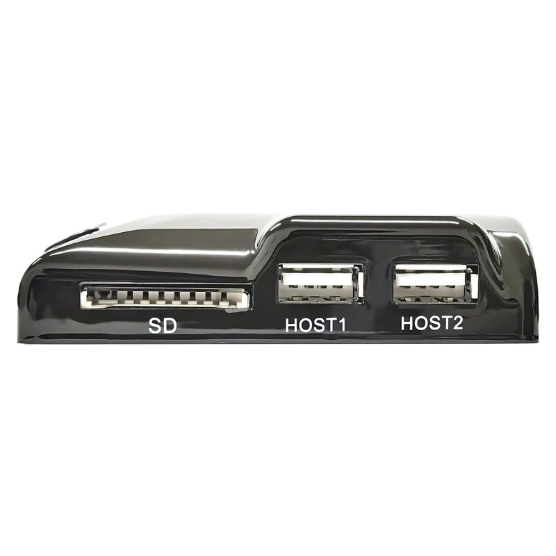 Multimedia Player MP001 Lettore multimediale HDMI con telecomando, 2 ingressi USB e lettore scheda SD, uscita RCA