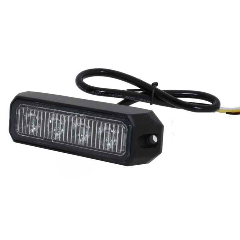 Luce stroboscopica di avvertimento blu / 4 LED