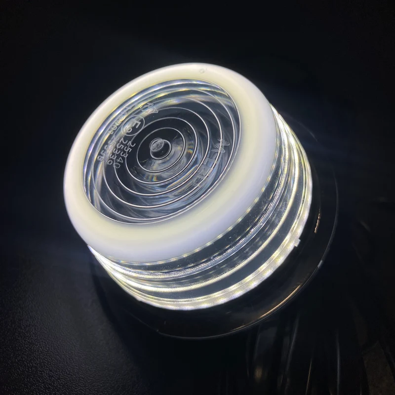 Lampada danese Halo Light - Bicolore ambra/bianco