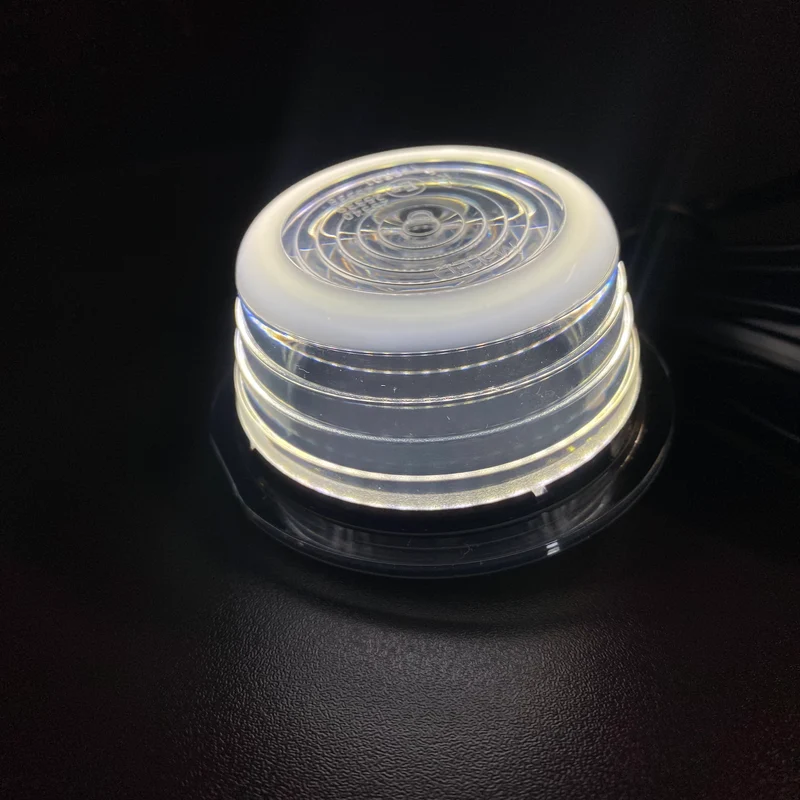 Lampada danese Halo Light - Bicolore ambra/bianco