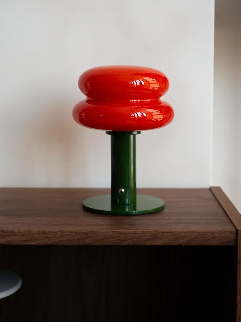 Orbit Red Portable Table Lamp
