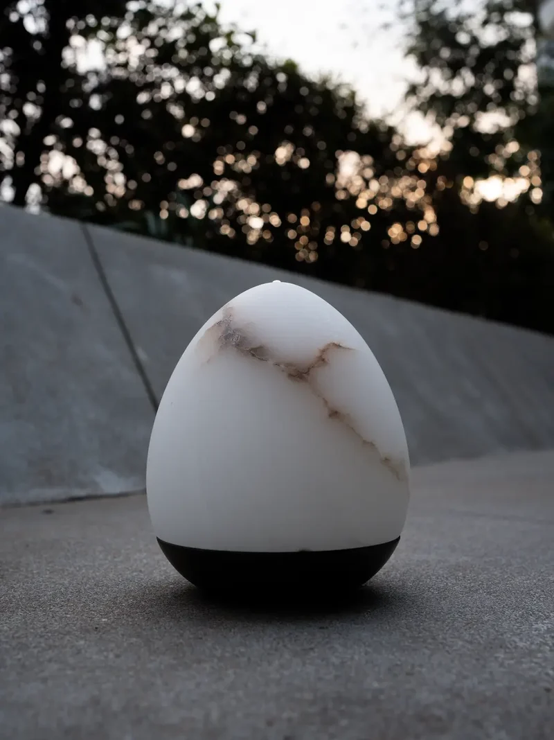 Bud Marble Portable Table Lamp