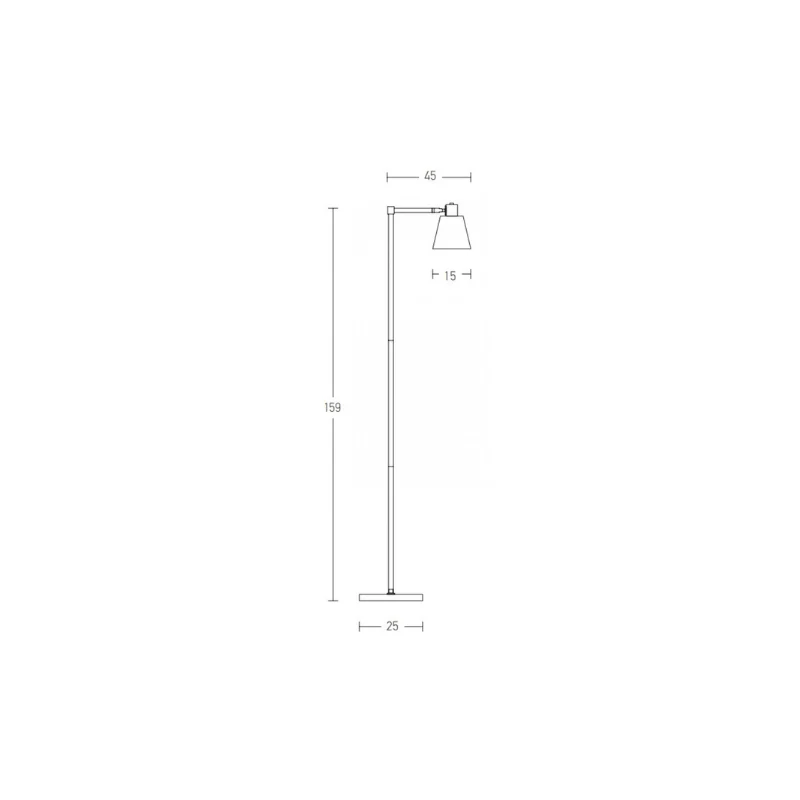 Orione lampada da terra 159x45cm (art.20216)