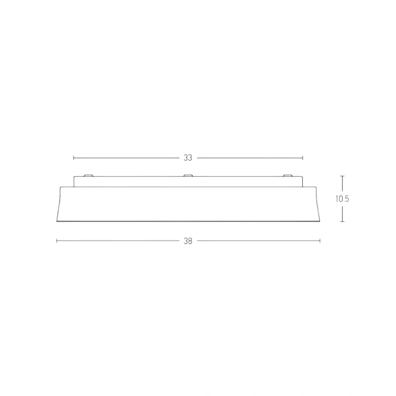 Vicolo plafoniera 38x10.5cm (art.22127)