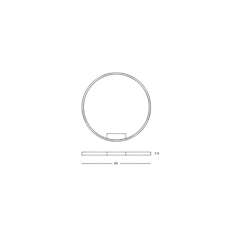 Gira plafoniera Ø80cm (art.23026)