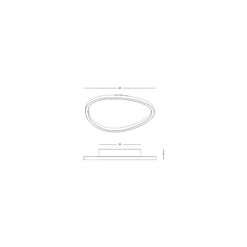 Kia plafoniera Ø40cm (art.23207)