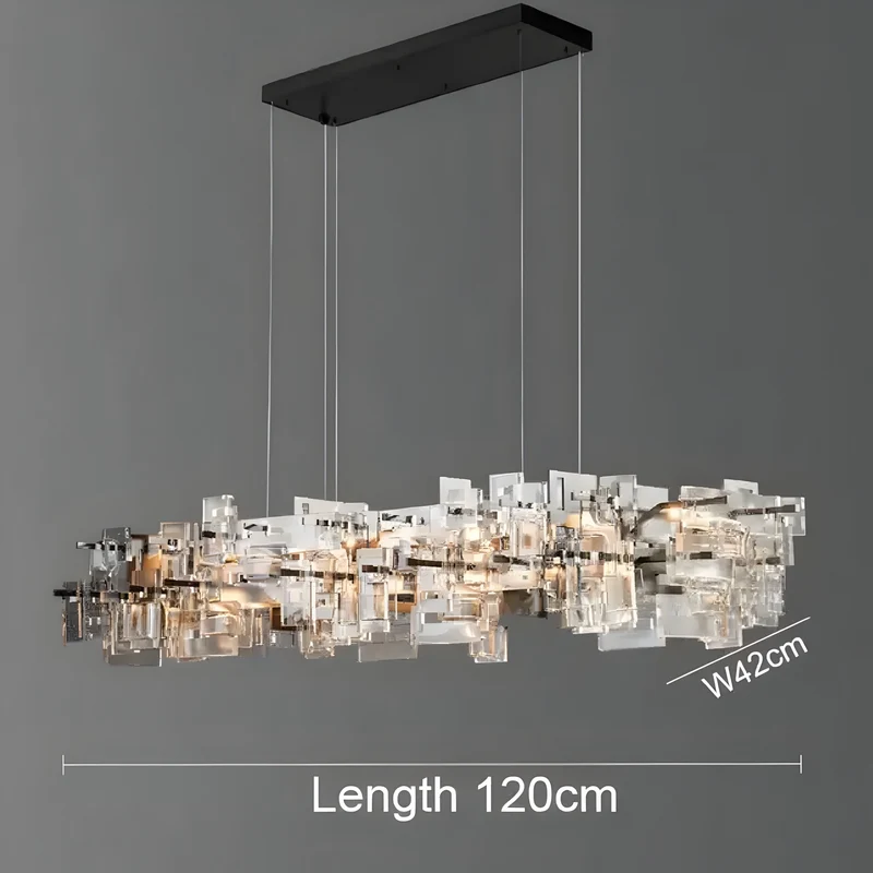 Esstischlampe Cristallo di Gelo
