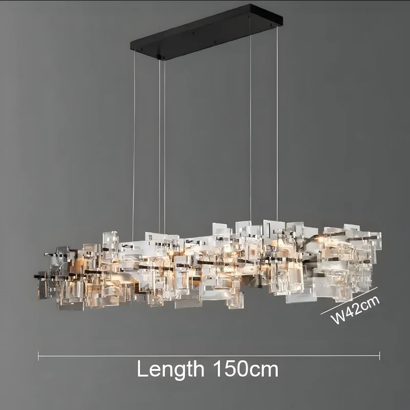 Esstischlampe Cristallo di Gelo