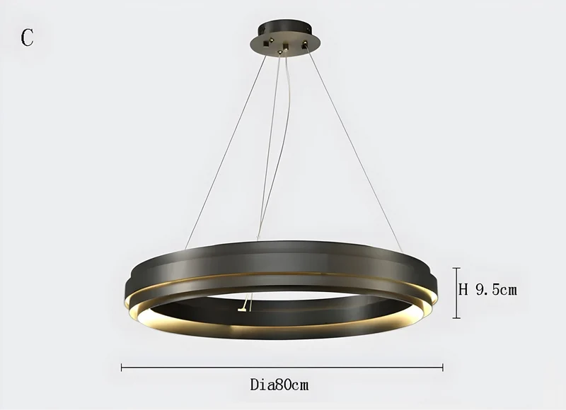 Designer Hängelampe Anello