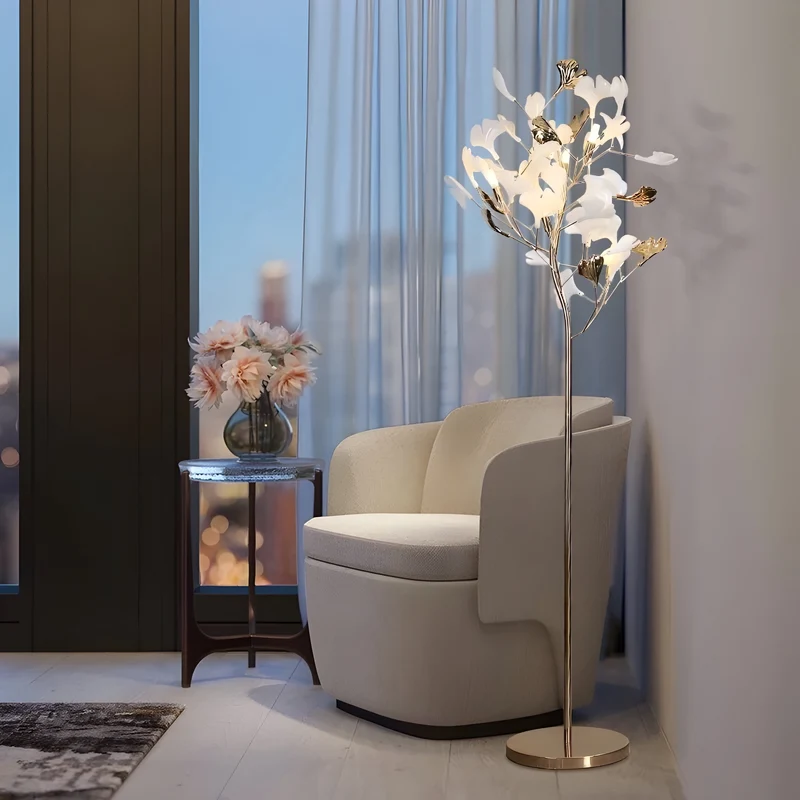 Designer Stehlampe Ginkgo