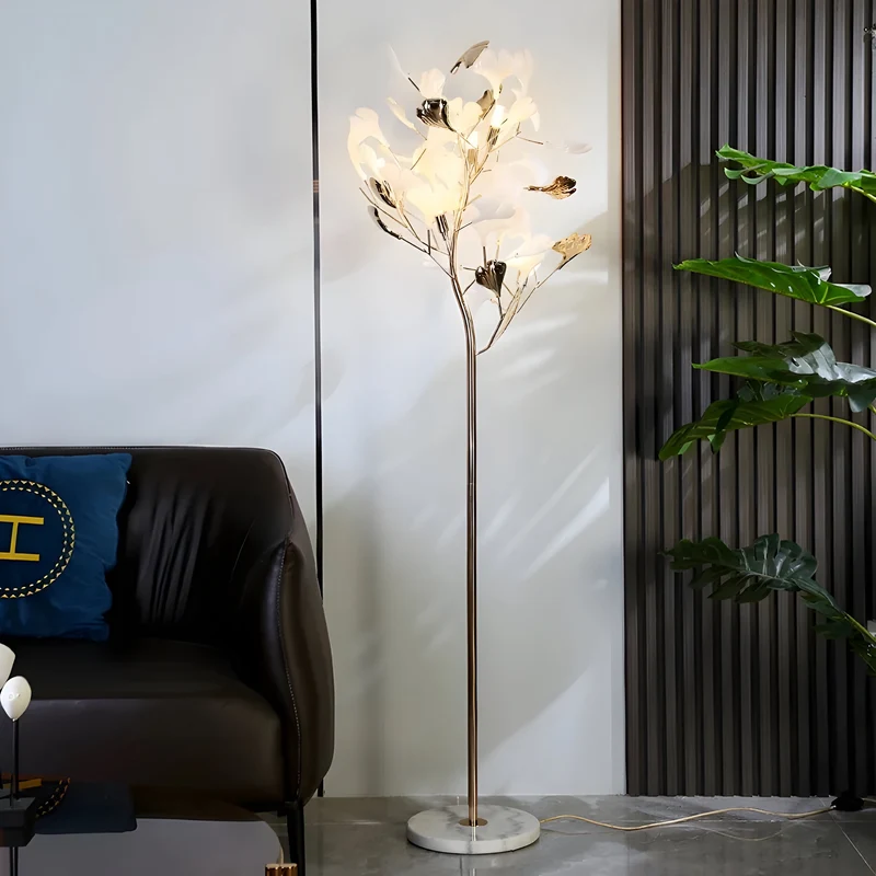 Designer Stehlampe Ginkgo