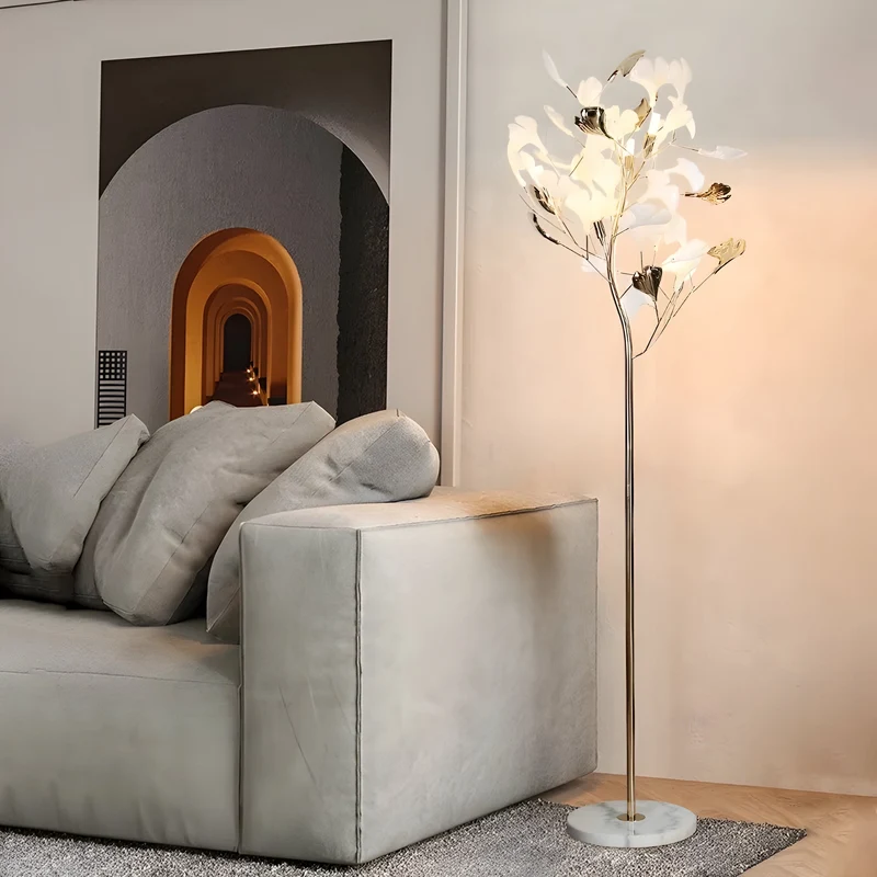 Designer Stehlampe Ginkgo