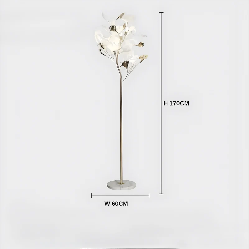 Designer Stehlampe Ginkgo