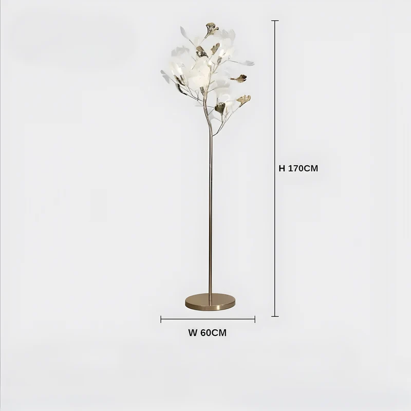 Designer Stehlampe Ginkgo