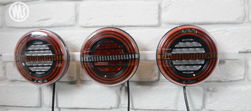 Luce per rimorchio rotonda W191DD con indicatore dinamico