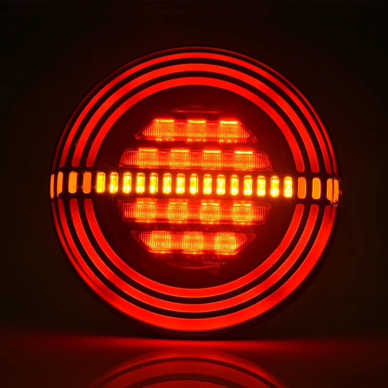 Luce al neon rotonda per rimorchio W191 con indicatore statico