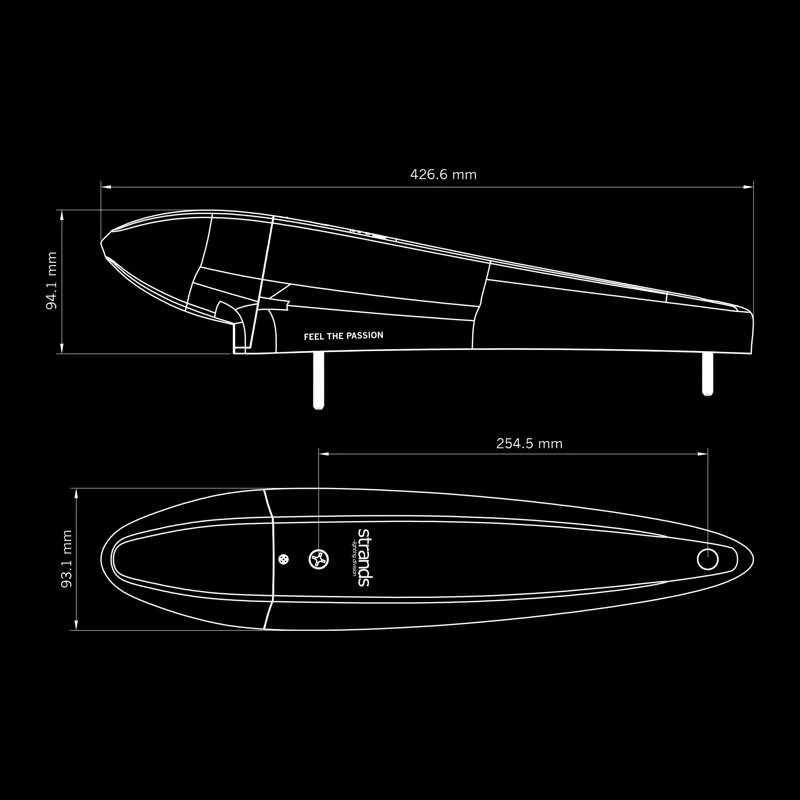 Strands IZE Black Bullet Torpedo Light con stroboscopio