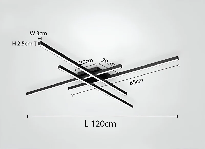 Deckenlampe Nordic Stratos