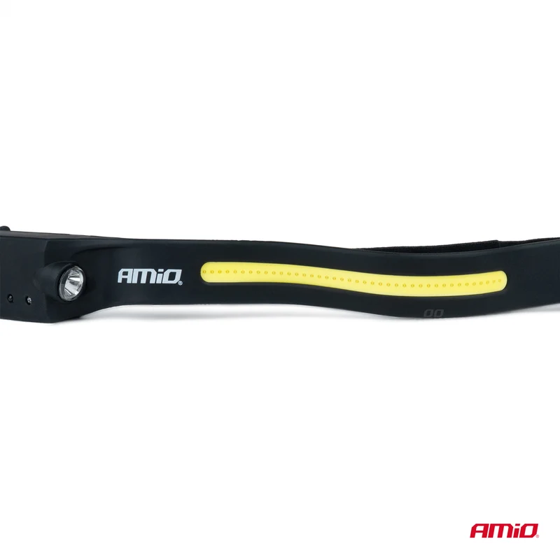 Torcia frontale a LED ricaricabile con sensore