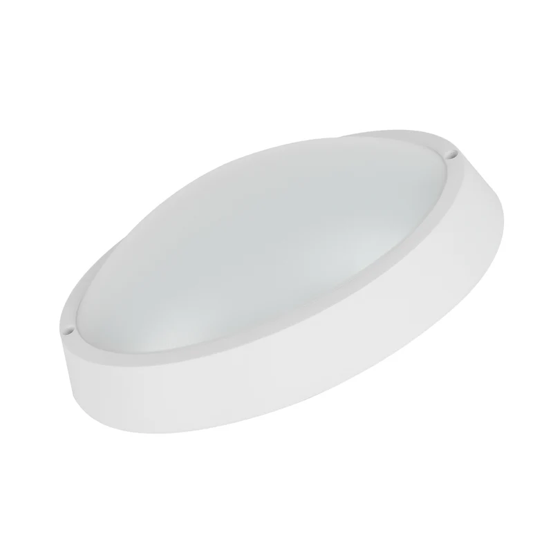 Alcapower Plafoniera Led da parete, plafoniera ovale bianca con luce naturale 4000K, IP65, 15W