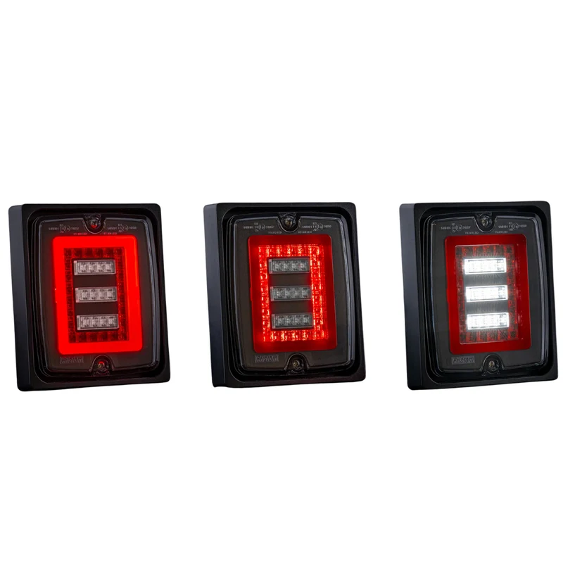 Faro Fristom FT-324 con luce posteriore, retromarcia e fendinebbia.