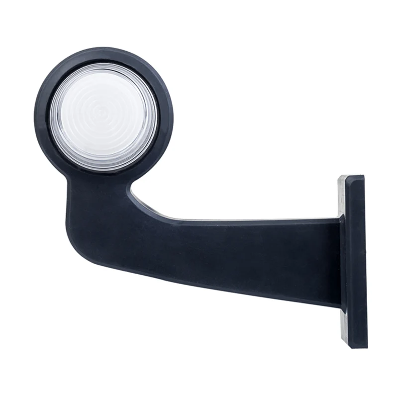 Luci di segnalazione a LED danesi vecchio stile / Lente al neon rossa e trasparente