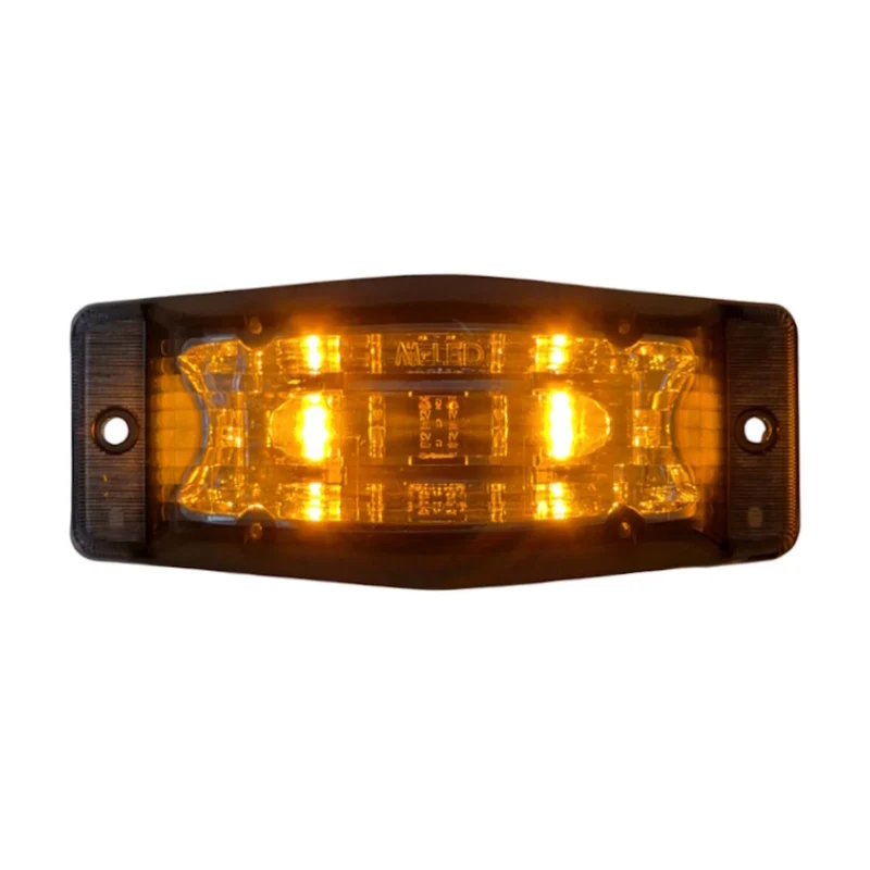 Lampada LED sottile a doppio bruciatore / Bicolore con lente scura