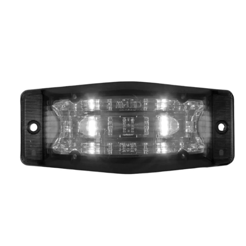 Lampada LED sottile a doppio bruciatore / Bicolore con lente scura