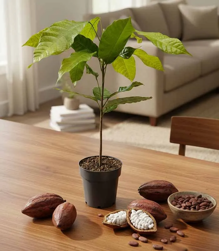 Pianta di Cacao Theobroma | 50 cm