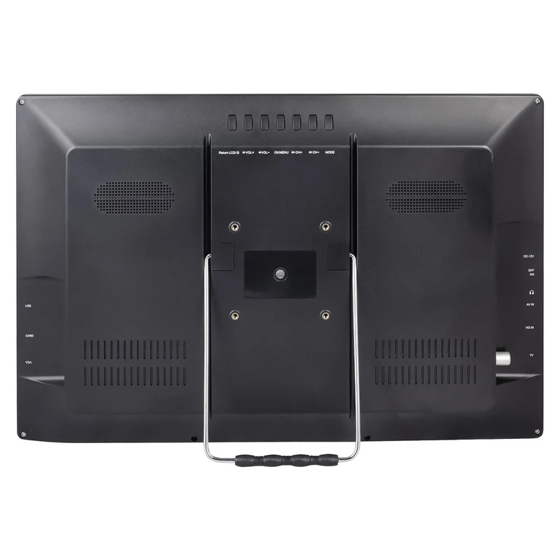 Trevi Gulliver 19 Televisore Portatile LED 19" HDMI con lettore memoria SD, AV e USB, tripla alimentazione, corrente 220V, auto e camper 12V, batteria litio con autonomia fino a 2 ore, TV da campeggio