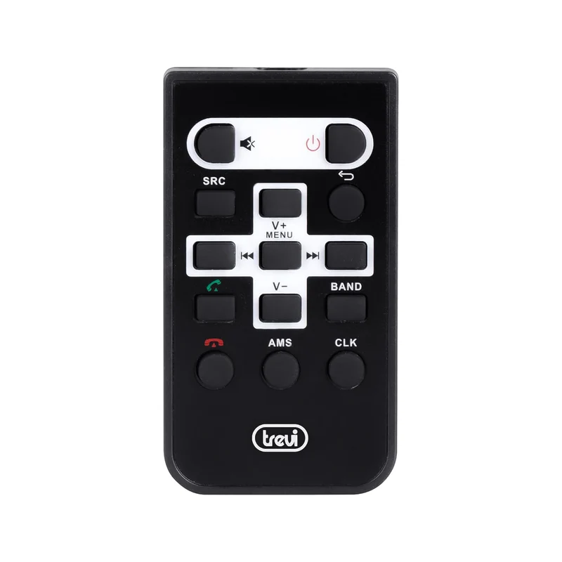 Trevi MDV 6370 DAB Autoradio DAB FM RDS 160W con display touchscreen da 6.6", Stereo macchina con Antenna DAB, lettore video audio USB e ingresso AUX, Compatibile con Android Auto e Apple Car Play