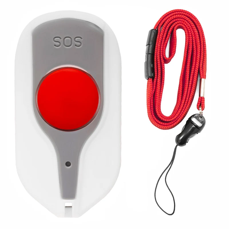 Alpha Elettronica DB100-03W-TX Trasmettitore aggiuntivo per campanello wireless con telecomando pulsante SOS, compatibile esclusivamente con la serie DB100-03W