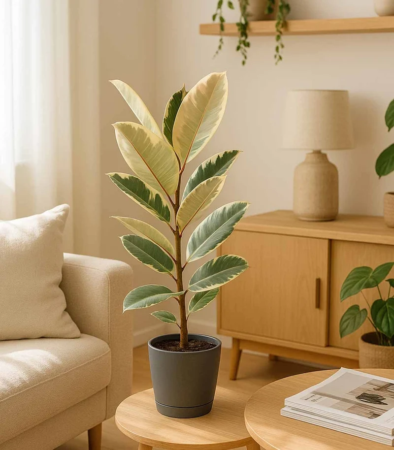 Ficus Tineke Bianco – H70 cm in Vaso Ø20