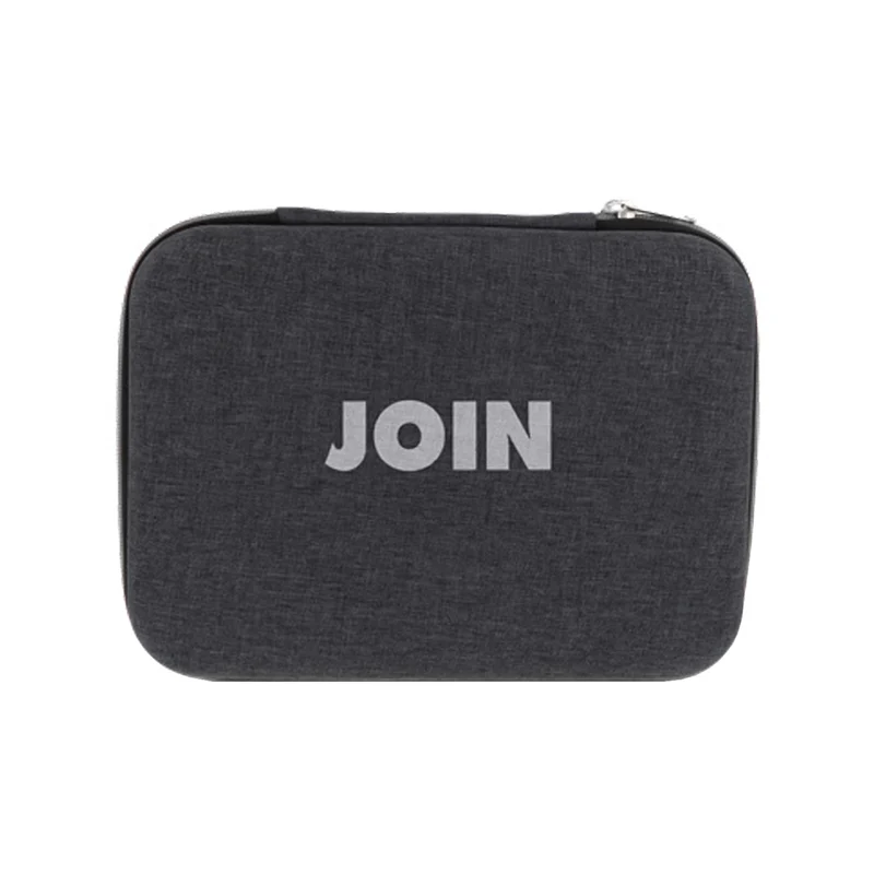 JOIN Kit Etichettatrice portatile a batteria + 1 rotolo, stampante a trasferimento termico 203 dpi, tastiera QWERTY e taglierina, controllo via app Bluetooth, astuccio e cavo di ricarica USB-C inclusi