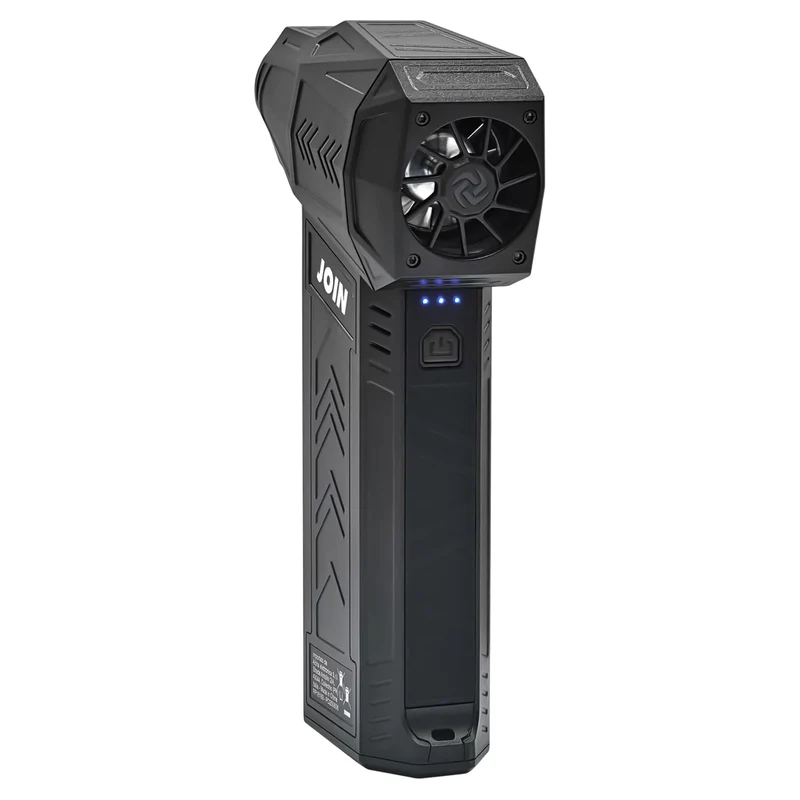 Join Tornado Soffiatore ad aria a batteria portatile 130.000 RPM con ugelli intercambiabili, turbine in metallo, ricarica rapida, compatto, 3 velocità, motore potente ad alta efficienza