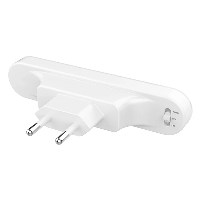 Alcapower Lampada notturna a LED luce da notte ricaricabile con funzione di emergenza, sensore PIR e crepuscolare, lanterna luce bianca naturale, funziona anche senza corrente, autonomia fino a 4 ore