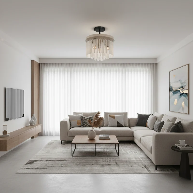 Gorley plafoniera bianco Ø 320mm A: 230mm